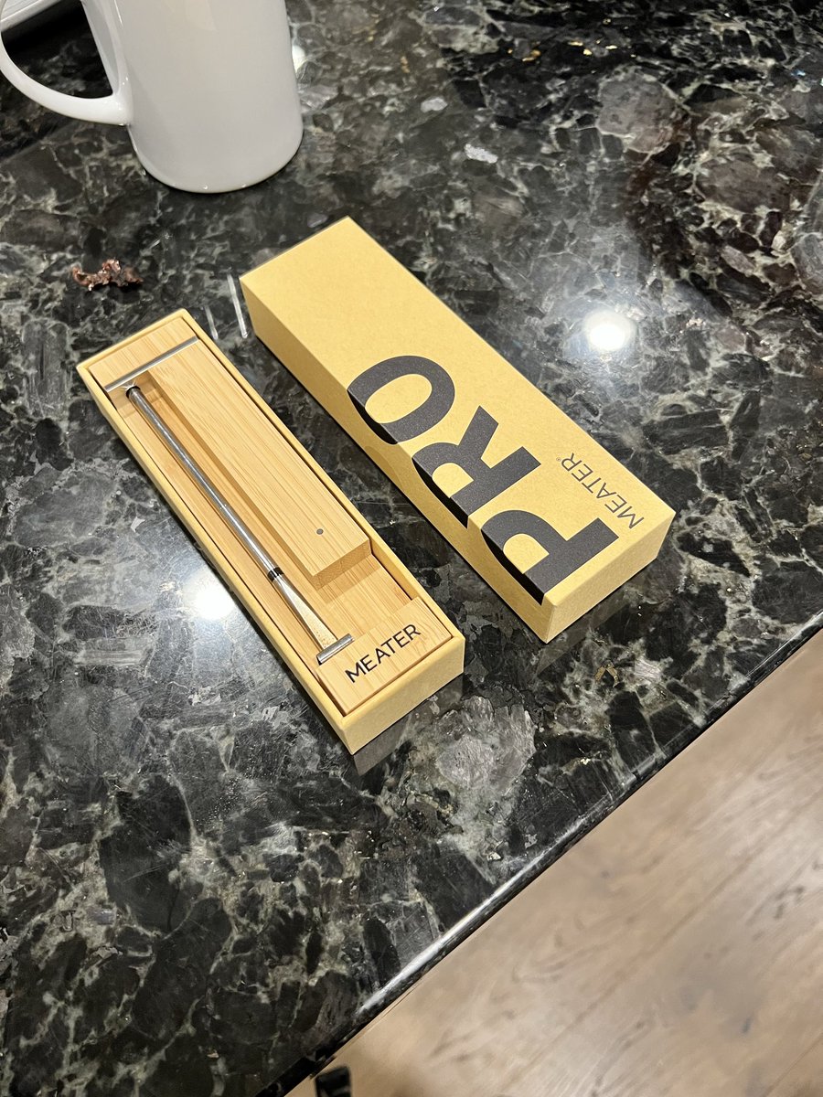Vic_858's tweet photo. @MEATERmade - a year old and tried to use this on a tenderloin today in my bbq (where it used to work..)   …  would never  pair with my phone…  had to go back to ‘ol trustworthy…  :-/ https://t.co/Q6oKPwLn36