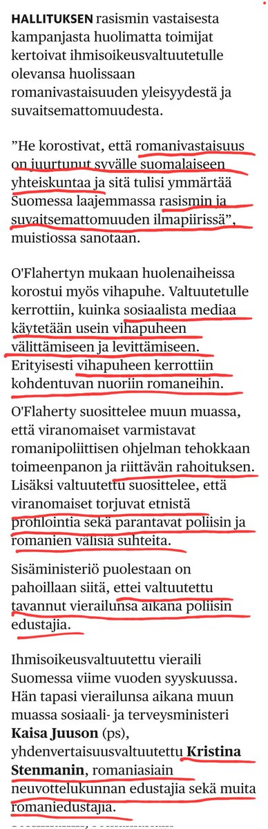 ALuukkainen's tweet image. Lisää viisauksia ihmisoikeusvaltuutettu Michael O&apos;Flahertyltä! Suomen &quot;mustalaisvastaisuus&quot; johtuu rasismista ja suvaitsemattomuudesta, ei esim. rahtihameista. Vihapuhetta erityisesti nuoria puukottelijamustalaisia vastaan. Mustalaisille lisää rahaa eikä saa profiloida!
