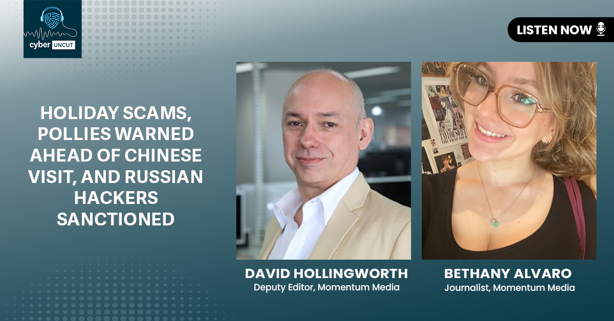 cyberdailyau's tweet image. #PODCAST: David Hollingworth and Bethany Alvaro talk about the week’s cyber security and AI news! Tune in: bit.ly/48rBbW3