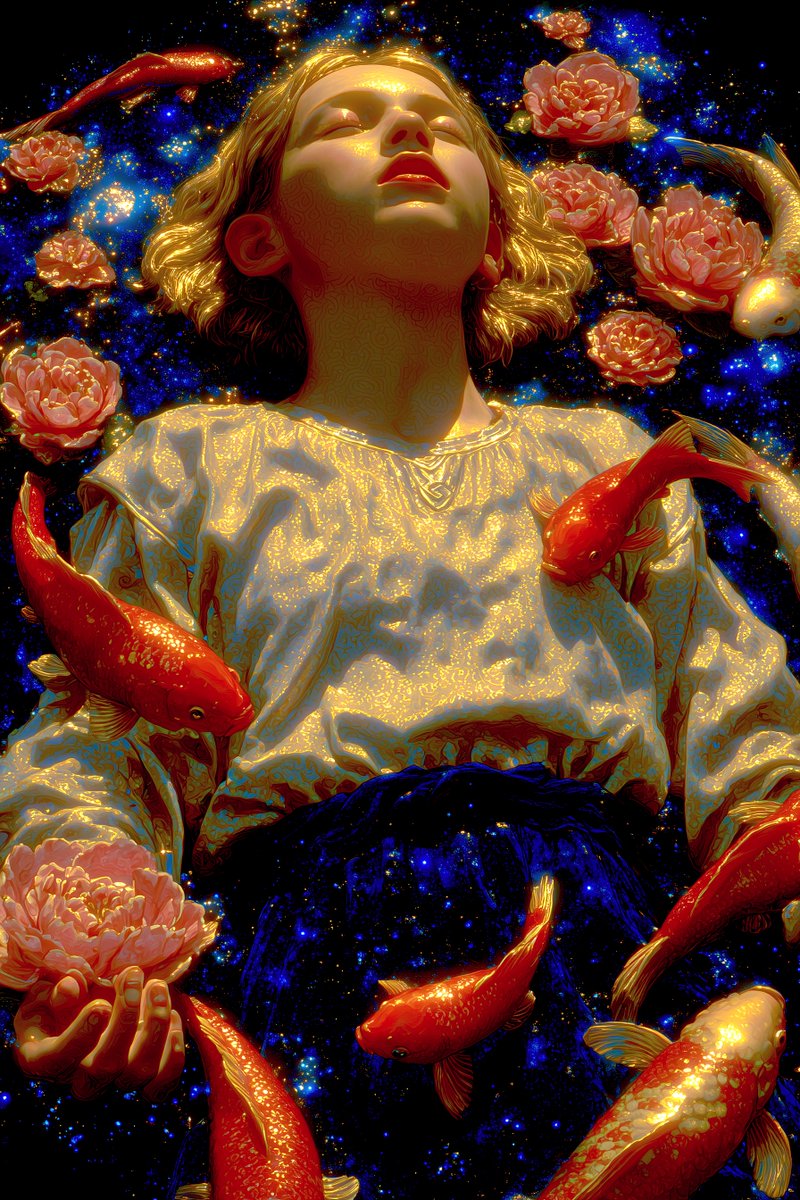 time_altered_ai's tweet image. Inner peace... Good morning to all the creators...✨