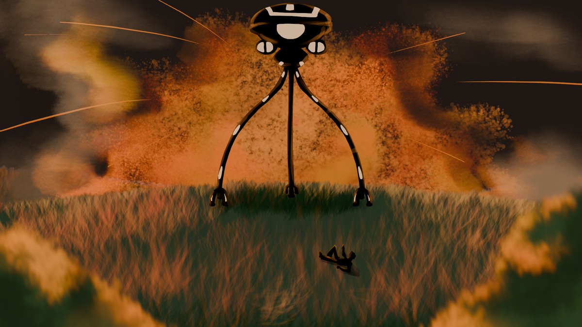 I did this for a evaluation using Grease Pencil from Blender c: