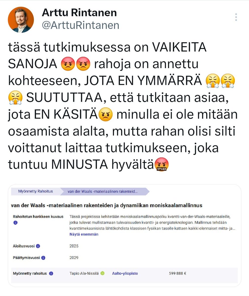 ALuukkainen's tweet image. Arttu &quot;joukkueena @kokoomus &quot; Rantanen näyttää, miksi Kokoomuksen äänestäminen on lähes mahdotonta. On liian todennäköistä, että ääni menee kuitenkin demarille.

@ArttuRintanen, miksi trollaat tässä asiassa kuin jokainen erityisesti julkisella puolella työskentelevä SDP:läinen?