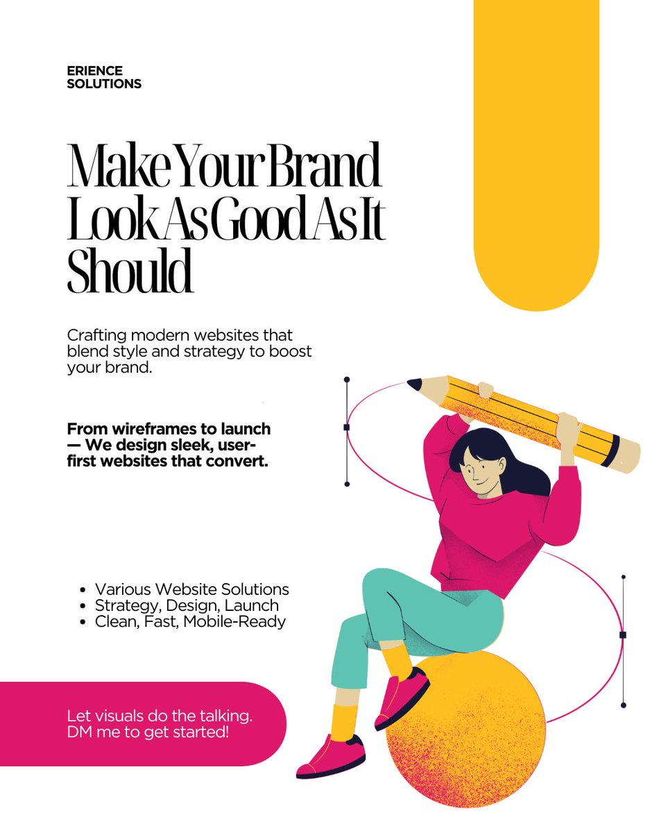 ErienceINT's tweet image. START NOW!!!
#WebDev #TechSolutions #DigitalInnovation #WebDesign