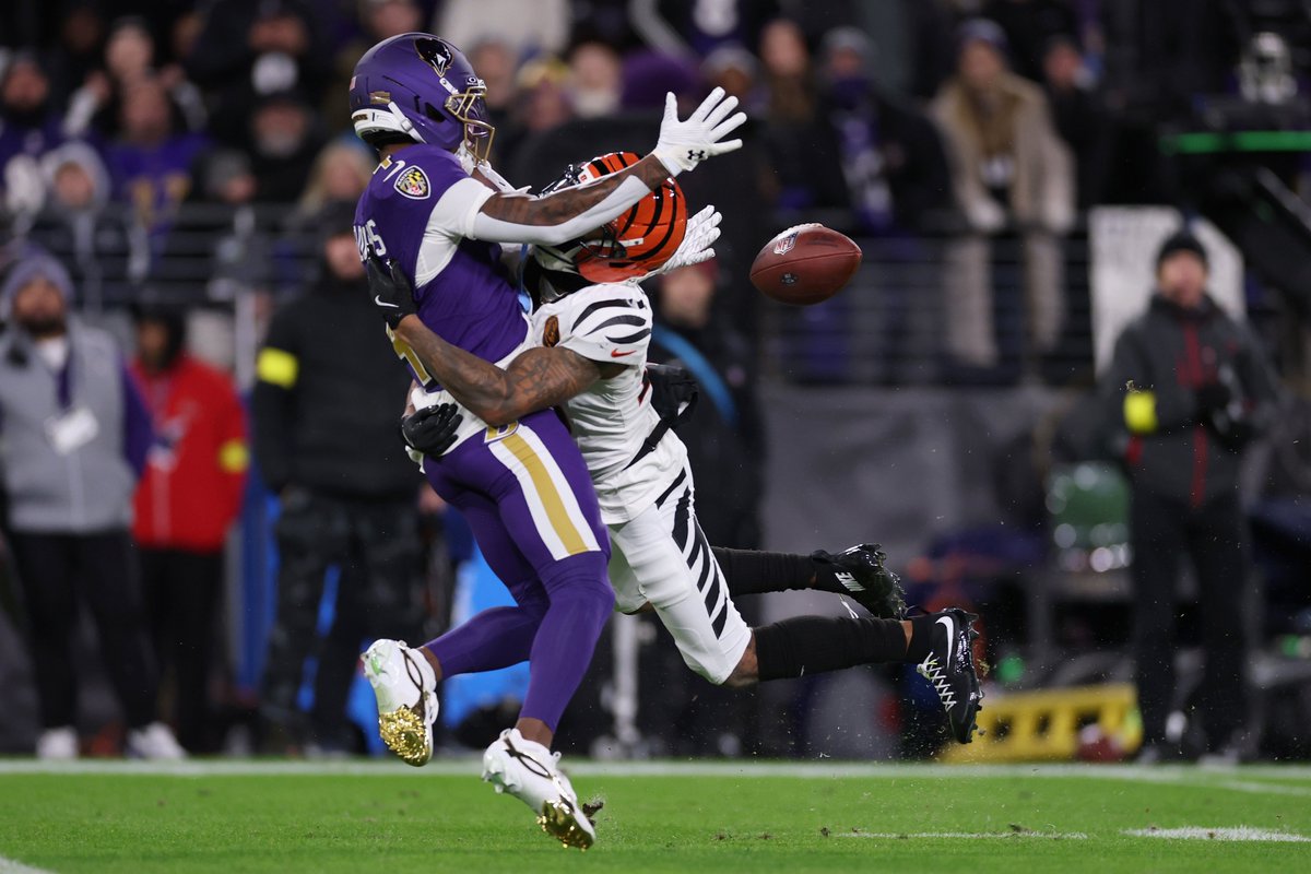 Entering tonight, through 11 games, the Bengals defense had forced 10 turnovers.

They have forced 5 vs. the Ravens tonight. 