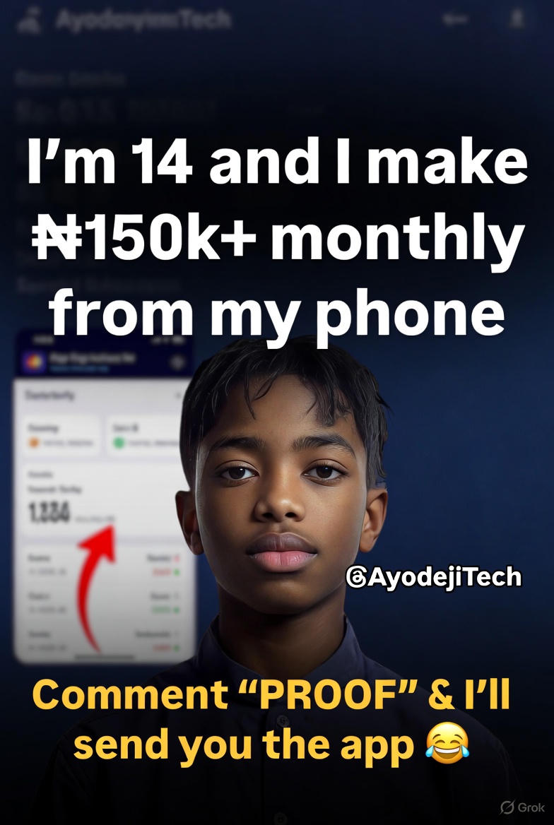 TechAyodeji's tweet image. Comment proof