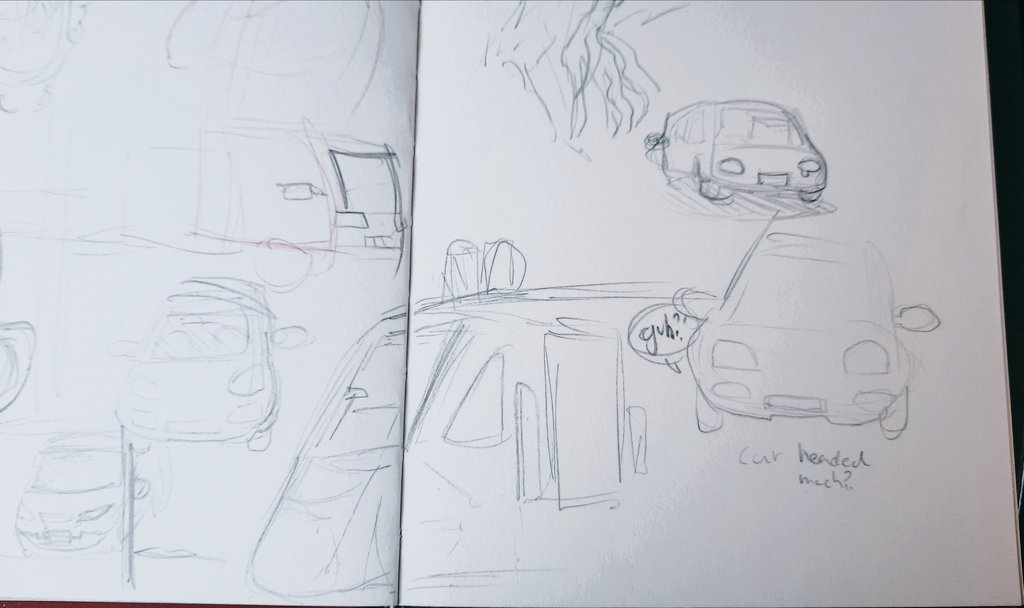 doodling on the train YAY