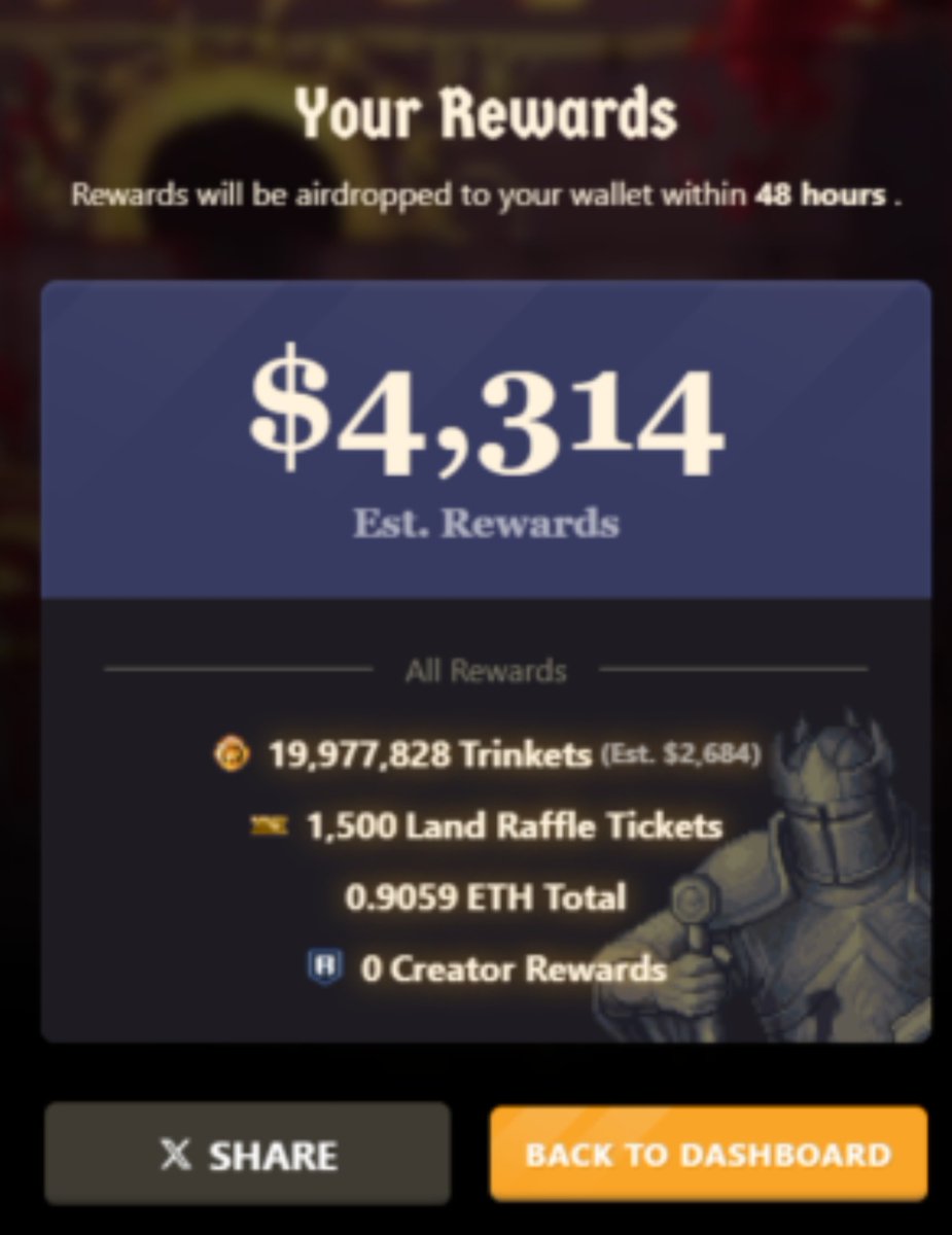 These were my rewards as a solo player last season of <a href="/playcambria/">Cambria</a>. I funded myself and spent ~250 USD during 14 days last season.

If you're a self funded strong solo player and looking to improve your gameplay even more, DM me! My guild Ratos is recruiting strong players and