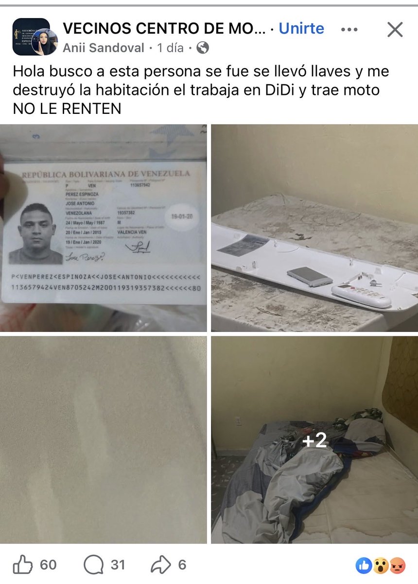 11341p's tweet photo. @r19_felipe Venezolanos en México 🇲🇽 el chiste se cuenta solo, vienen a robar son malagradecidos https://t.co/blhDaxurwf