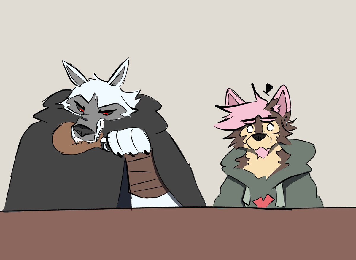 Haven’t drawn anything in a while so here’s this,, I think he’s hungry