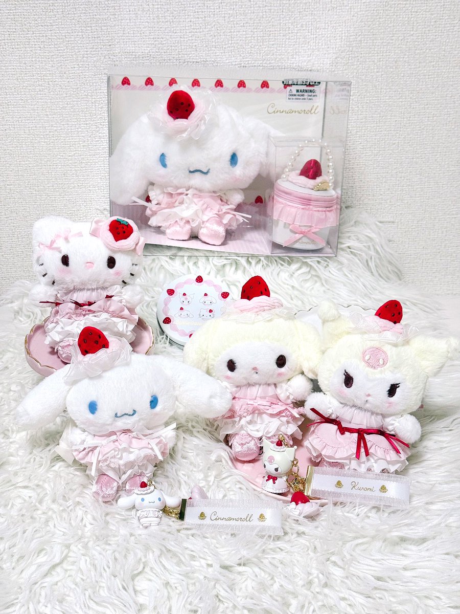 サンリオ いちごホイップケーキ ケーキデザインシリーズ 4点セット