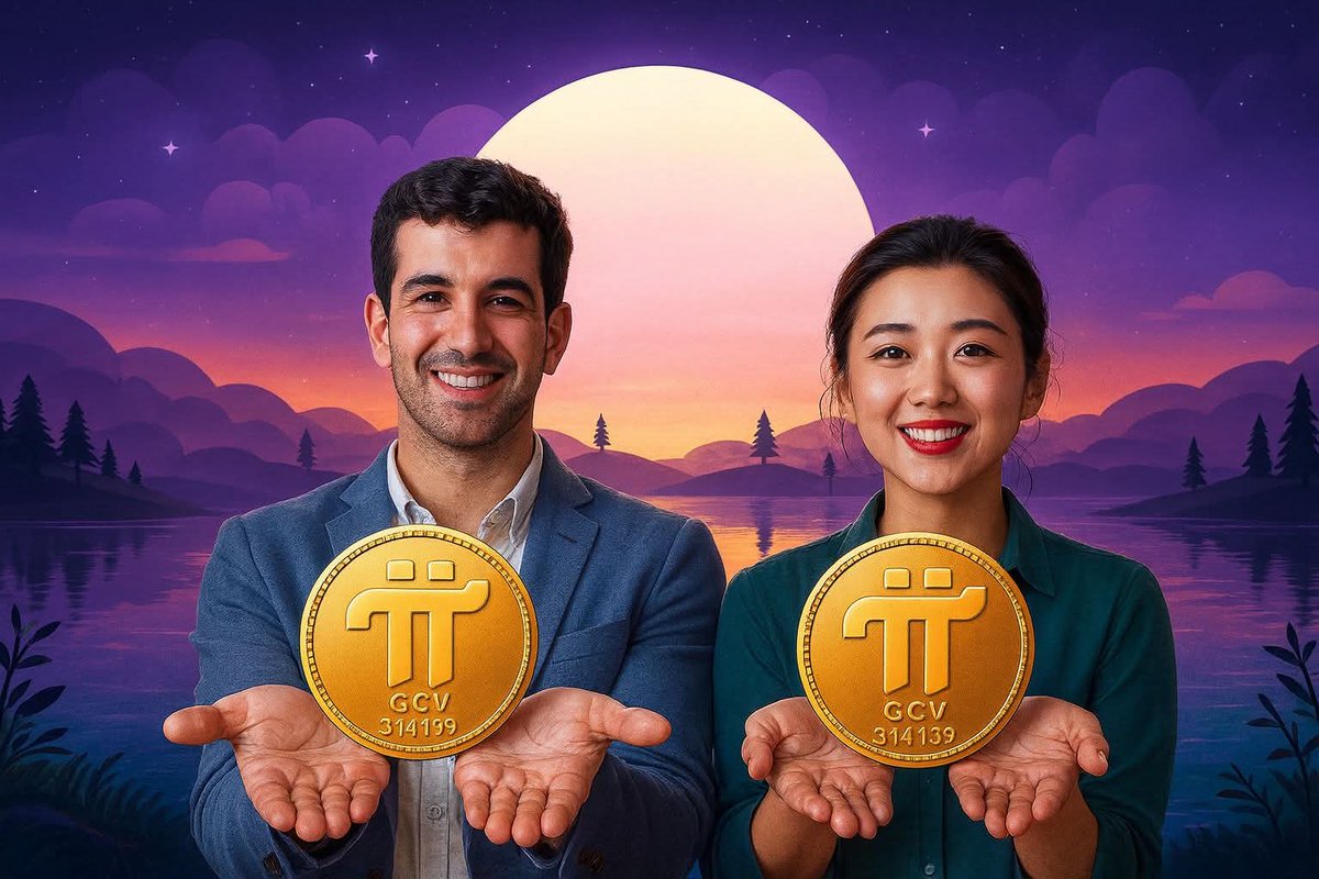 LikeFollowBro's tweet image. Holding the future in our hands 💛
Pi Coin GCV 314159 — a vision of global digital value and financial evolution.
United, empowered, and ready for the next era of decentralized wealth.
#PiNetwork #PiCoin #GCV314159 #DigitalCurrency #CryptoFuture