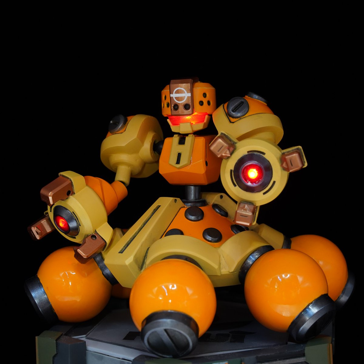 G拳堂(@gkendou)さんのガレージキット イエロータートル、完成・撮影