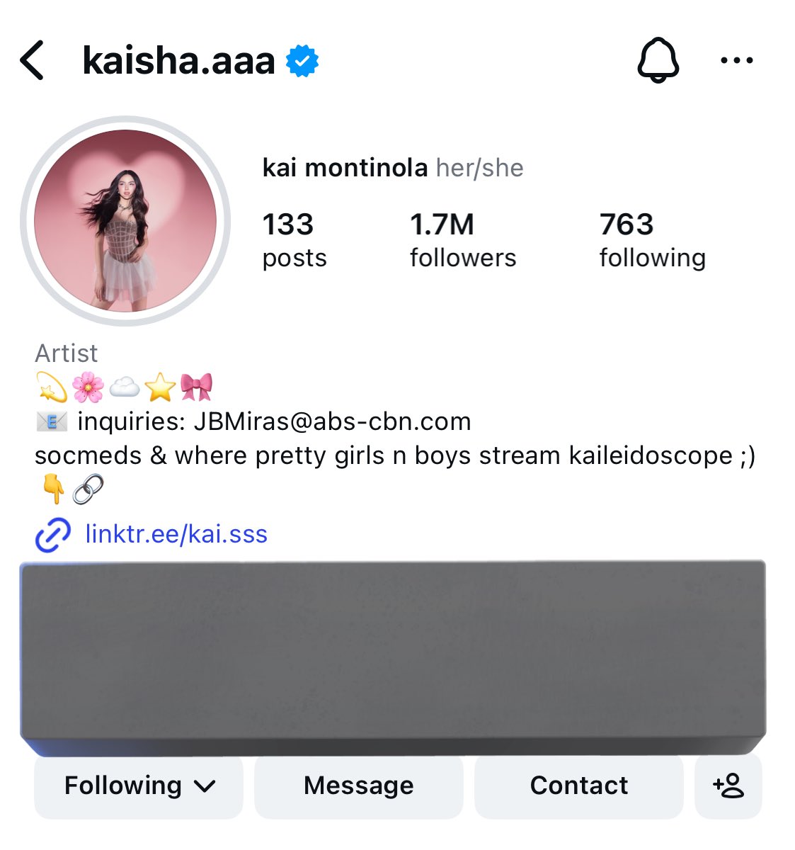 GAMORAYOURKARMA's tweet photo. kai’s offficial social media accounts 

tiktok : @kaii.montinola (2.8m followers) 
fb : Kaisha Montinola (713k followers)
ig : @kaisha.aaa (1.7m followers)
x : @kakaimontinolaa (71.2k followers) https://t.co/KhZuRHPvSX