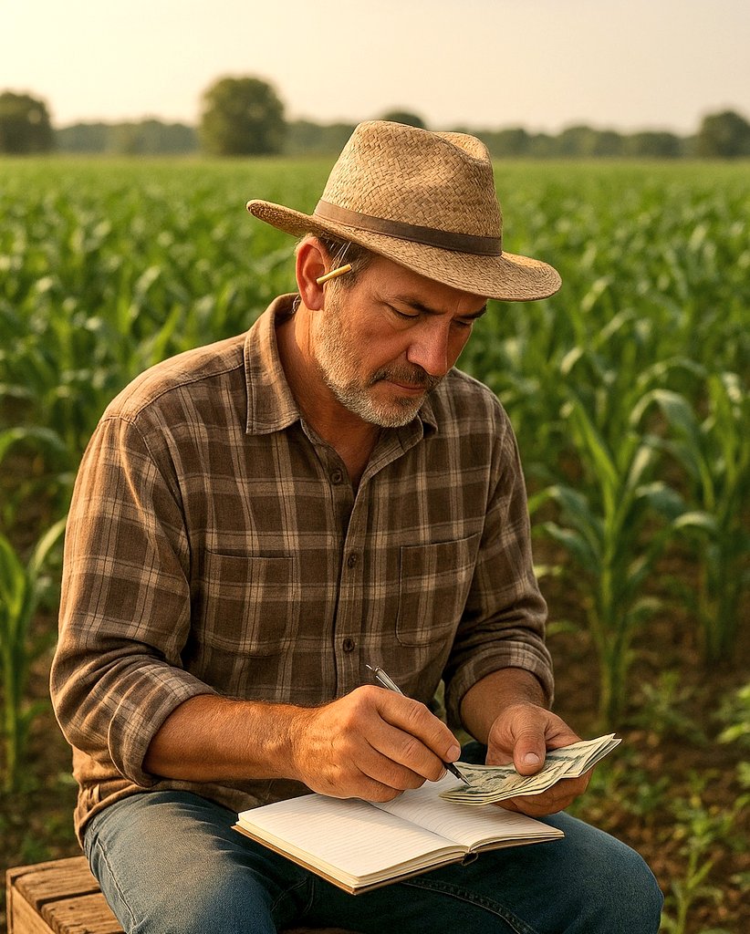 MikeAgrow's tweet photo. THREAD: 5 Financial Habits Every Farmer Needs to THRIVE (but most ignore)

1/
Let me be honest…
Most farmers don’t fail because of pests, rain, or soil.
They fail because of money habits.
Yep. Financial discipline is the real fertilizer. https://t.co/30aYI49KHr