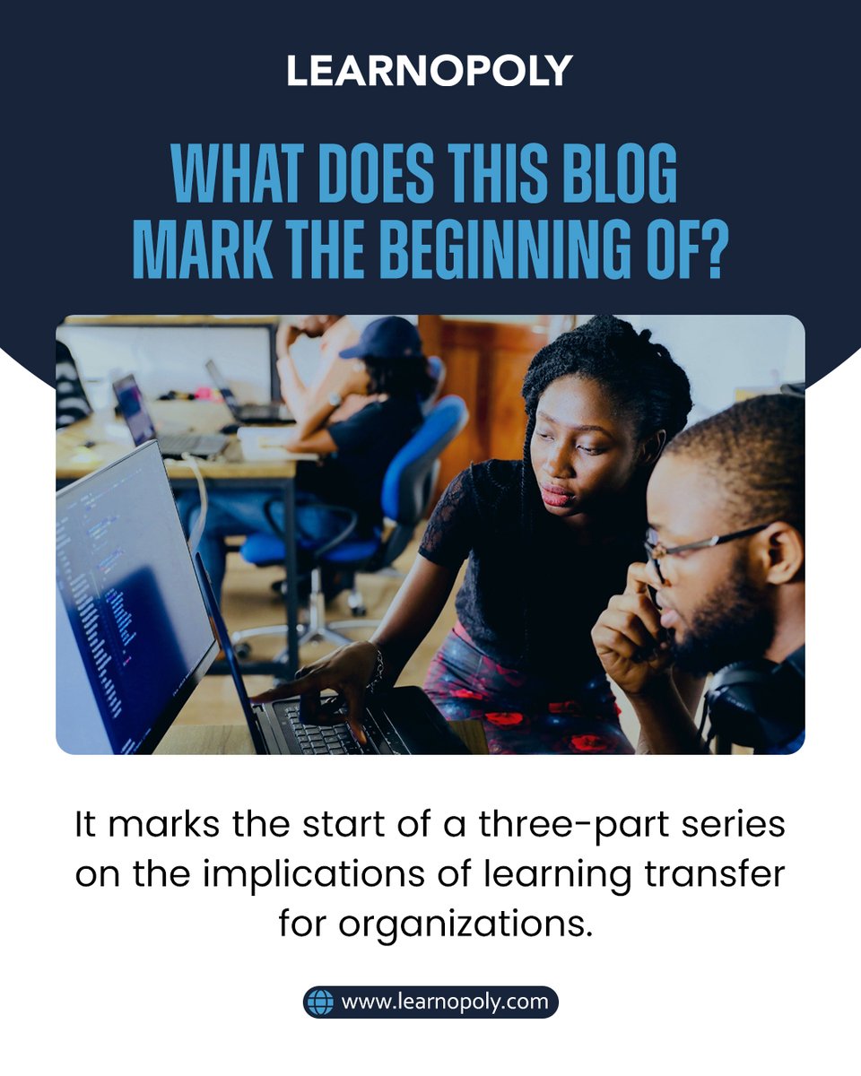 Learnopoly_'s tweet image. 📘 WHAT DOES THIS BLOG MARK THE BEGINNING OF?

Dive into insights that can elevate your team and strengthen your organization’s learning culture.

👉 Read more at learnopoly.com

#LearningTransfer #WorkplaceLearning #Learnopoly #OrganizationalDevelopment