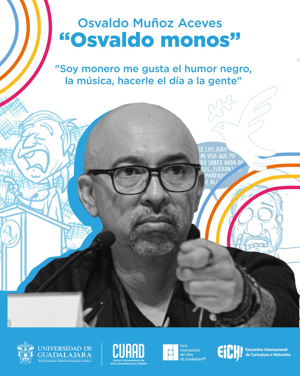 EncCaricatura's tweet photo. Su historia comenzó hace 25 años, hoy su trabajo se publica en diversos medios locales y nacionales, consolidándolo como una voz clave dentro de la caricatura mexicana. #eich #FIL #gdl #filguadalajara https://t.co/5UorSHR6Mz