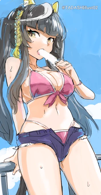 夏ライトオ加筆修正 ちょっと顔の大きさがきになりすぎたんでかきなおした
