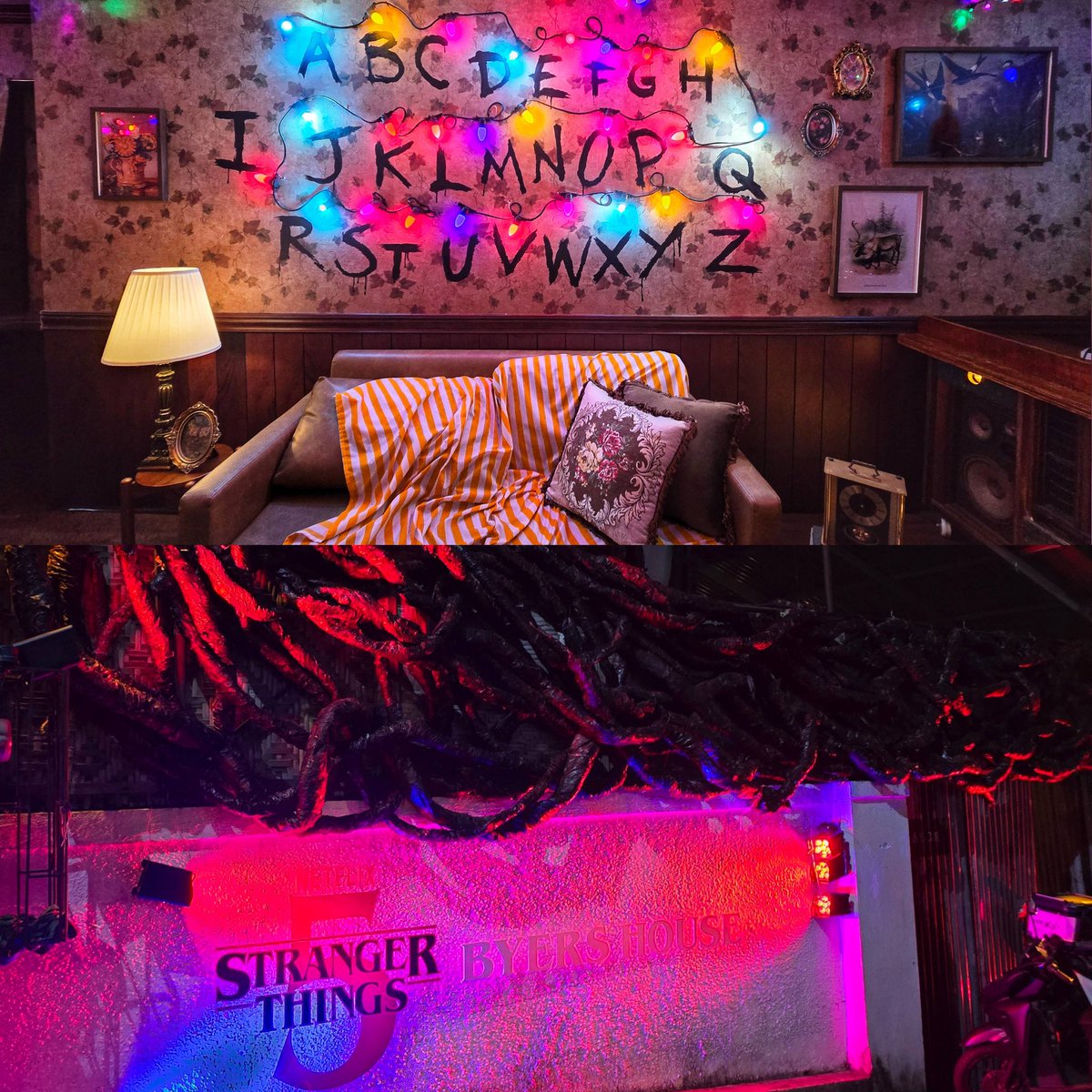 philconcerts's tweet photo. First look at the Byers’ house for Stranger Things: One Last Adventure in Poblacion, Makati.
Annex House opens 10 AM onwards until tomorrow, Nov. 29th.
#StrangerThingsPH by @Netflix_PH https://t.co/0AKeHQXu5r