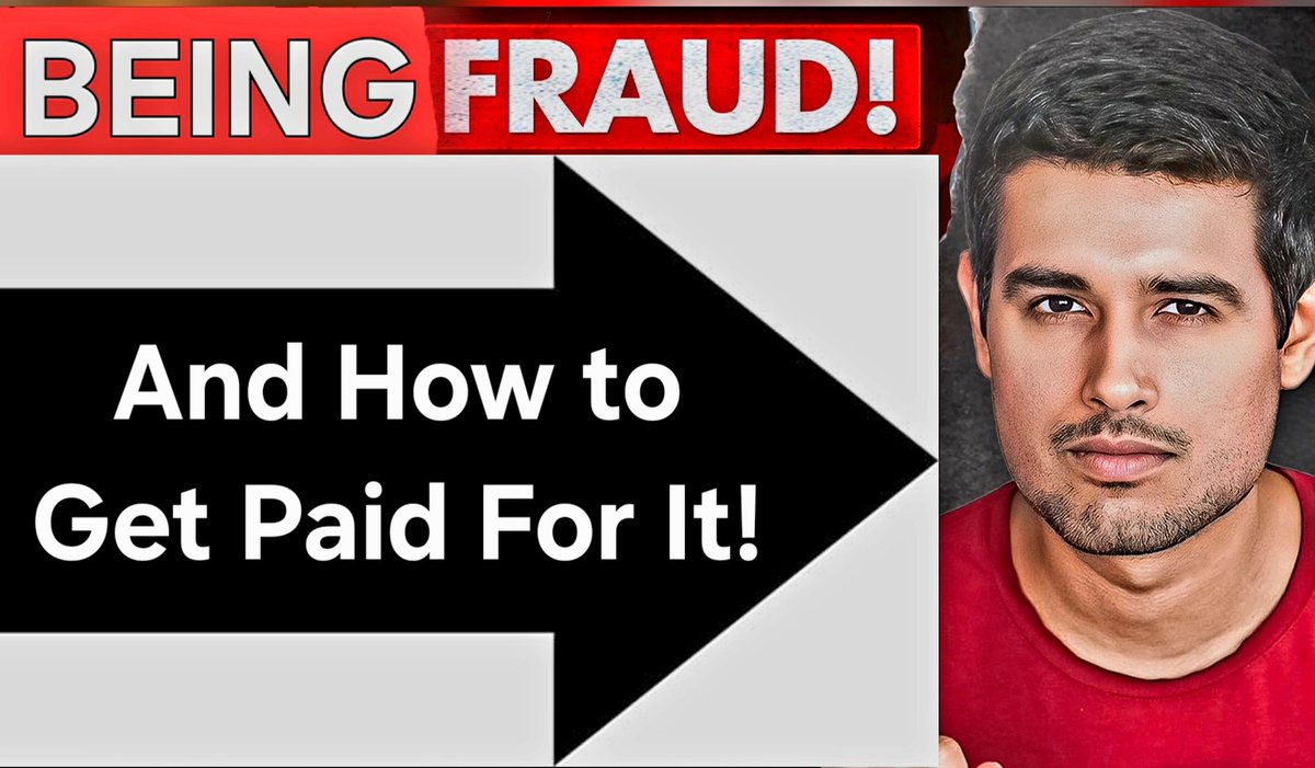 NamitaBalyan's tweet image. How you should see every single Dhruv Rathee thumbnail.