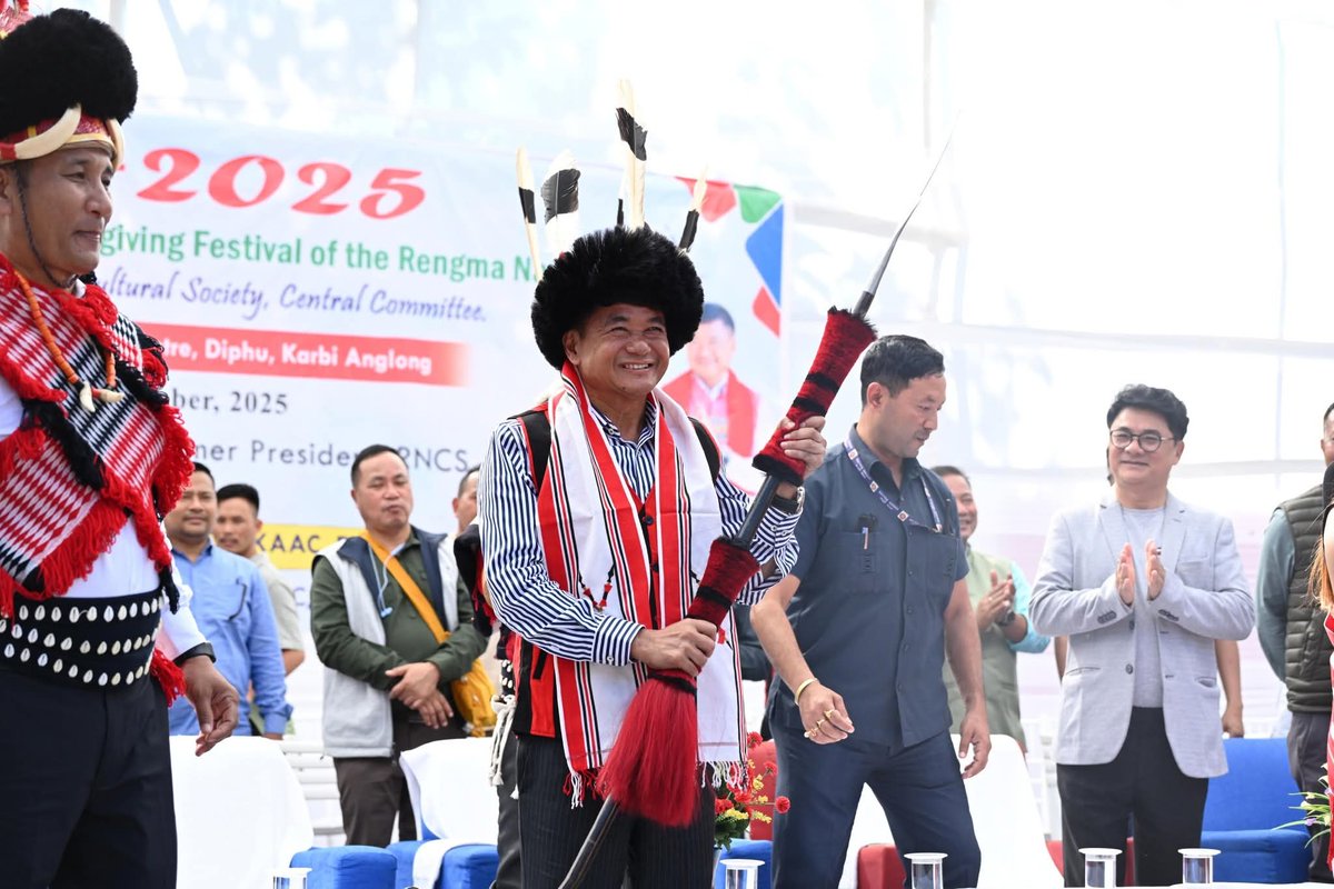 TuliramRonghang's tweet photo. Sharing glimpses of yesterday's #NGADA Festival Celebration 2025, held at Arboretum cum Park, Diphu. It's a festival of thanksgiving for a succesful harvest.

To the youth, I want to say this: Your culture is your strength. Preserve your heritage proudly while embracing the opportunities of the future. You carry the legacy of your ancestors and the hopes of tomorrow.

@himantabiswa @Phenpiga