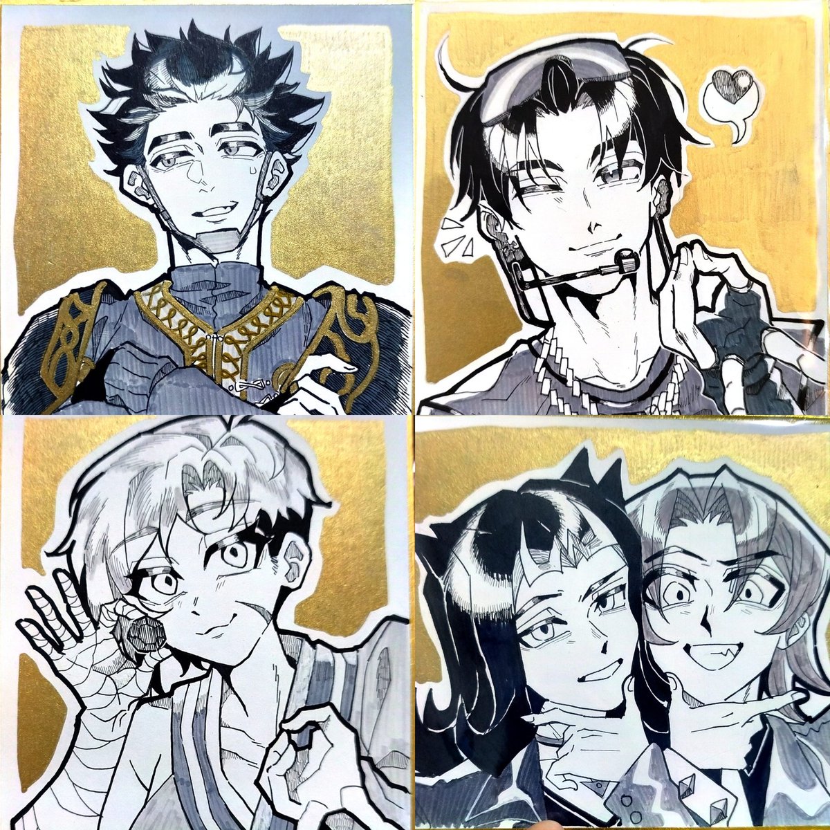 Eints01's tweet image. ✨Shikishi C0mms sample from Comifuro for Comic Fiesta✨

C0mms order still open until 1 Des &amp;amp; I'll close for starting progress, link C0mms on pinned post

#Cf2025 #comicfiesta #comicfiestacatalogue2025