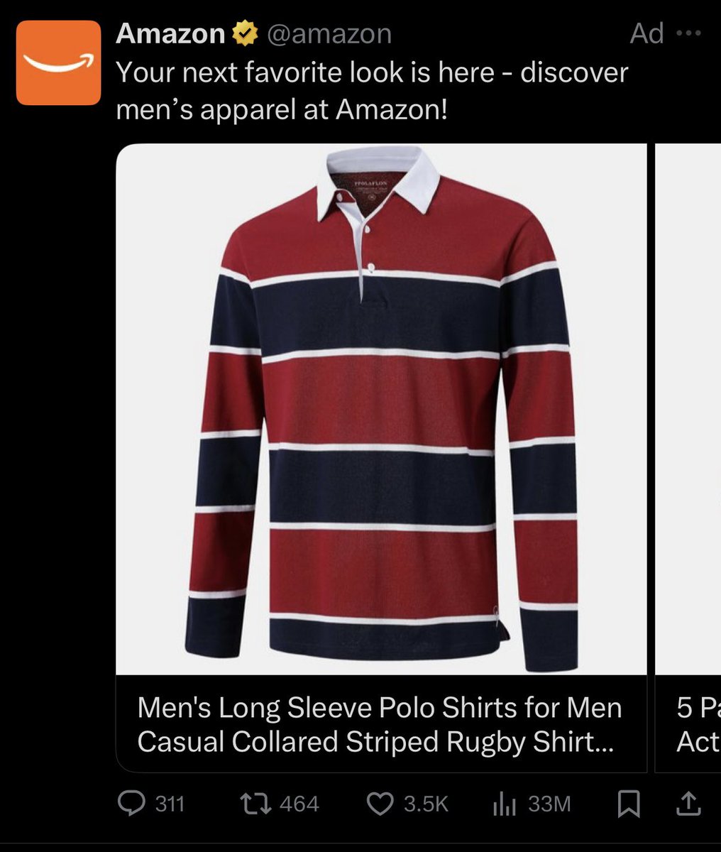 The algo has me pegged, but not as much as him