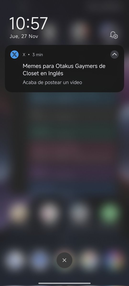Es normal que me lleguen estás notificaciones de "X"?