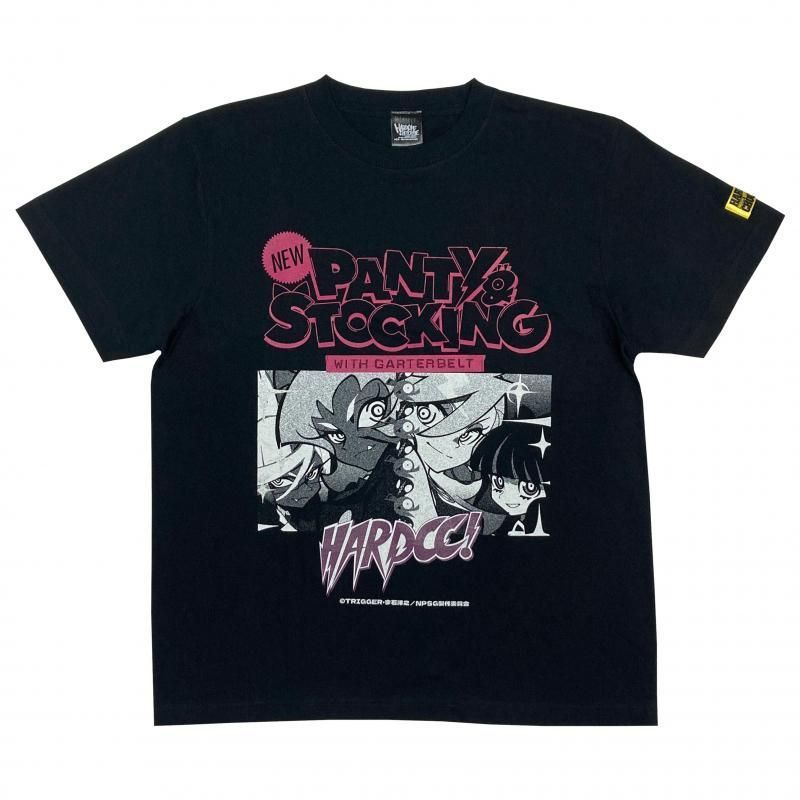 パンティ&ストッキングwithガーターベルト×ハードコアチョコレートTシャツ パンティ＆ストッキング with ガーターベルト・DATEN TONIGHT（ピンク