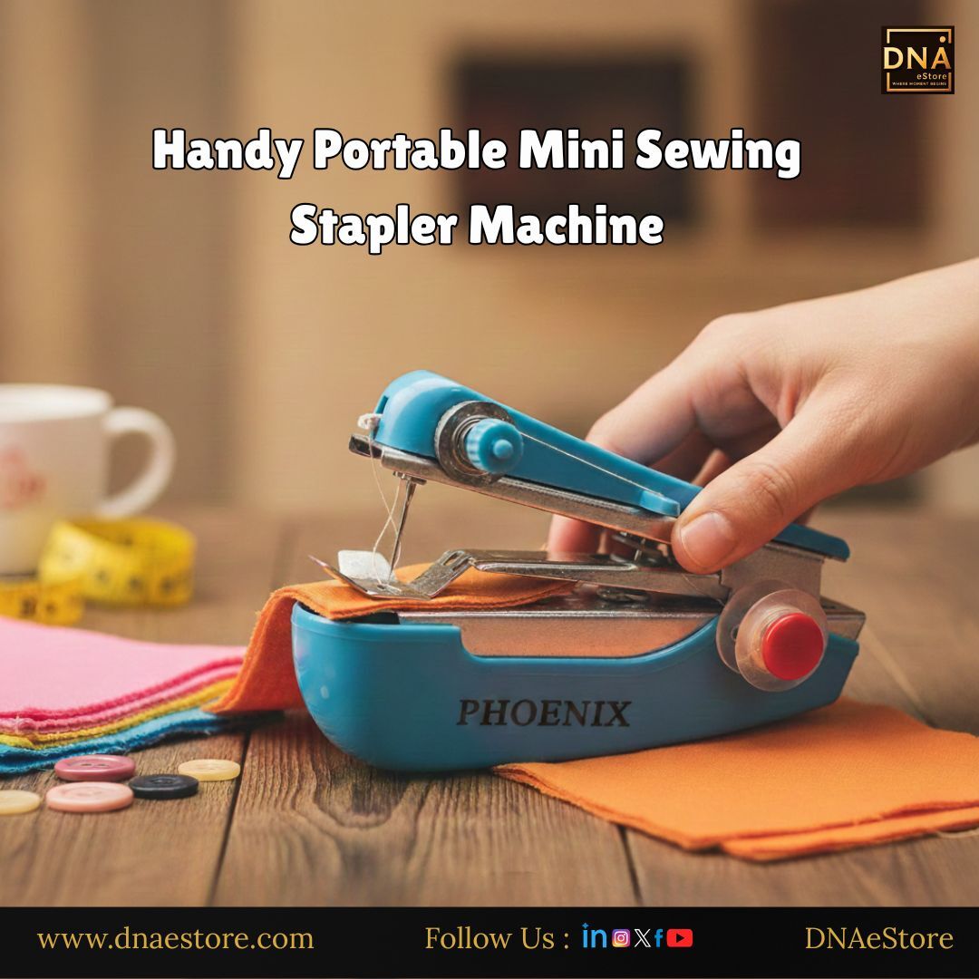 Dnaestordeals's tweet image. Handy Portable Mini Sewing Machine
Fix it. Create it. Style it✨. All with one pocket-friendly mini sewing machine 🧵✨. 
Dimensions:
Length (Cm) :- 12
Breadth (Cm) :- 7
Height (Cm) :- 4
Grab yours at DnaeStore 🔗 dnaestore.com/products/1237_…
#dnaestore #b2b #b2c #HomeImprovement
