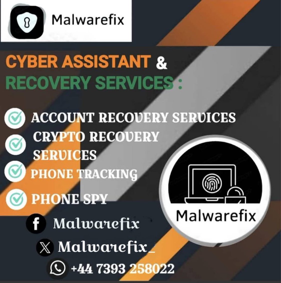 Real_Mookey's tweet image. Send me a direct message for your account recovery services, crypto recovery services, phone tracking and phone spy.
#Web3Gaming #BTC #ByBitWeb3 #Binance     #ath #planecrash $BTC $BNB $USDT $ETH $Sol $Pi #DOGE $DOGE #CryptoMarket #CryptoTrading