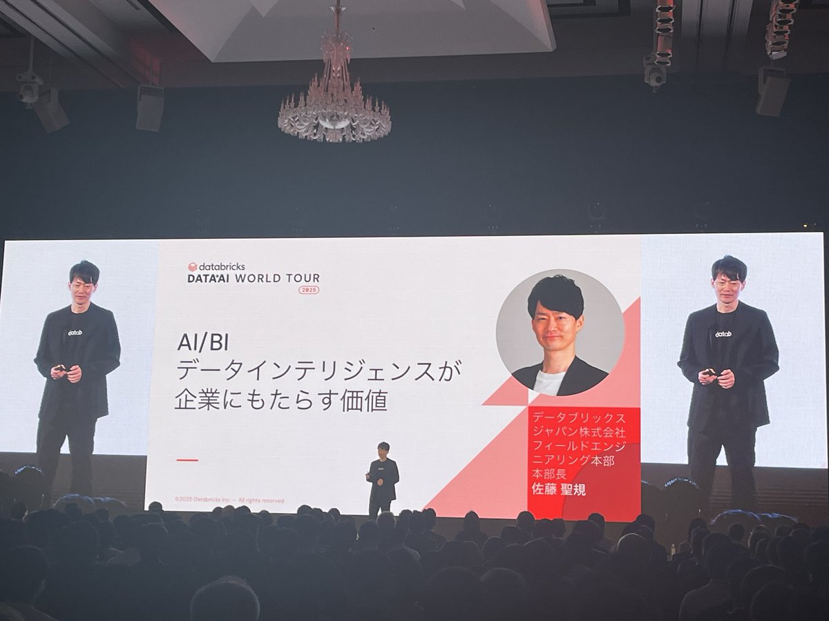 DatabricksJP's tweet image. データインテリジェンスが企業にもたらす価値をデモします！
#daiwt_tokyo #databricks