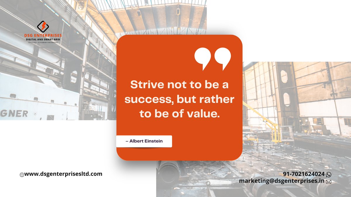 enterprises_dsg's tweet image. Instead of focusing solely on personal achievements, wealth, or recognition, aim to contribute meaningfully to others and society. 
#DSG #AlbertEinstein #EinsteinQuotes #ValueOverSuccess #SuccessMindset #MotivationDaily #InspirationalQuotes #WisdomQuotes
