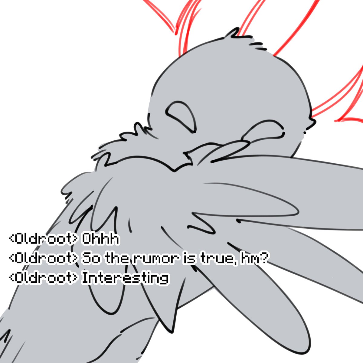 MayBocCut's tweet photo. Tbh, I want to see the protagonists from the older to the newer generations interact with each other and talk about what happened to them in the ARGs
Im still learning how to draw a crow, btw
#minecraftarg #sfawtde #d3rlord3 #oldroot https://t.co/ZmujKWDBwt
