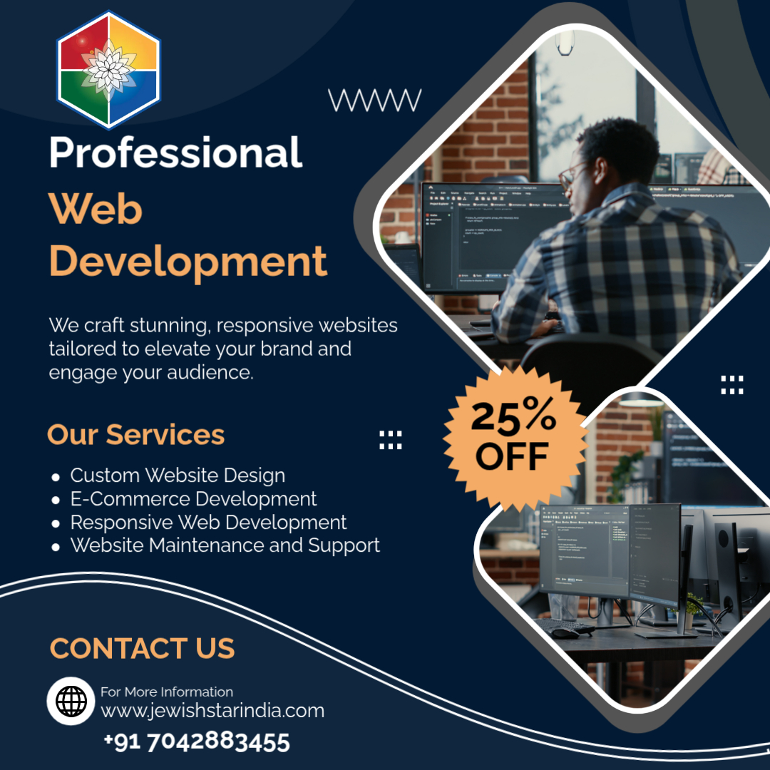 jstarindia's tweet image. We build fast, responsive, and SEO-ready websites that help you stand out online. 🚀 Let’s create your success story! #WebsiteDevelopment #WebDesign #WebDevelopmentCompany #DigitalMarketing #OnlinePresence #BusinessWebsite #ResponsiveDesign #EcommerceDevelopment #TechSolutions