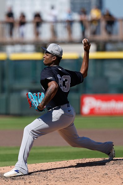 yankee_source's tweet image. The Yankees have re-signed recently non-tendered RHP Michael Arias to a minor league contract and assigned him to Triple-A Scranton/Wilkes-Barre. Welcome back, Michael! #MichaelArias #RepBX