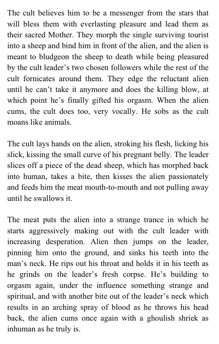 eggsGoneRogue's tweet photo. I need to stop having erotic horror dreams that I then want to write into one-shots… https://t.co/FuSDDLNvmv