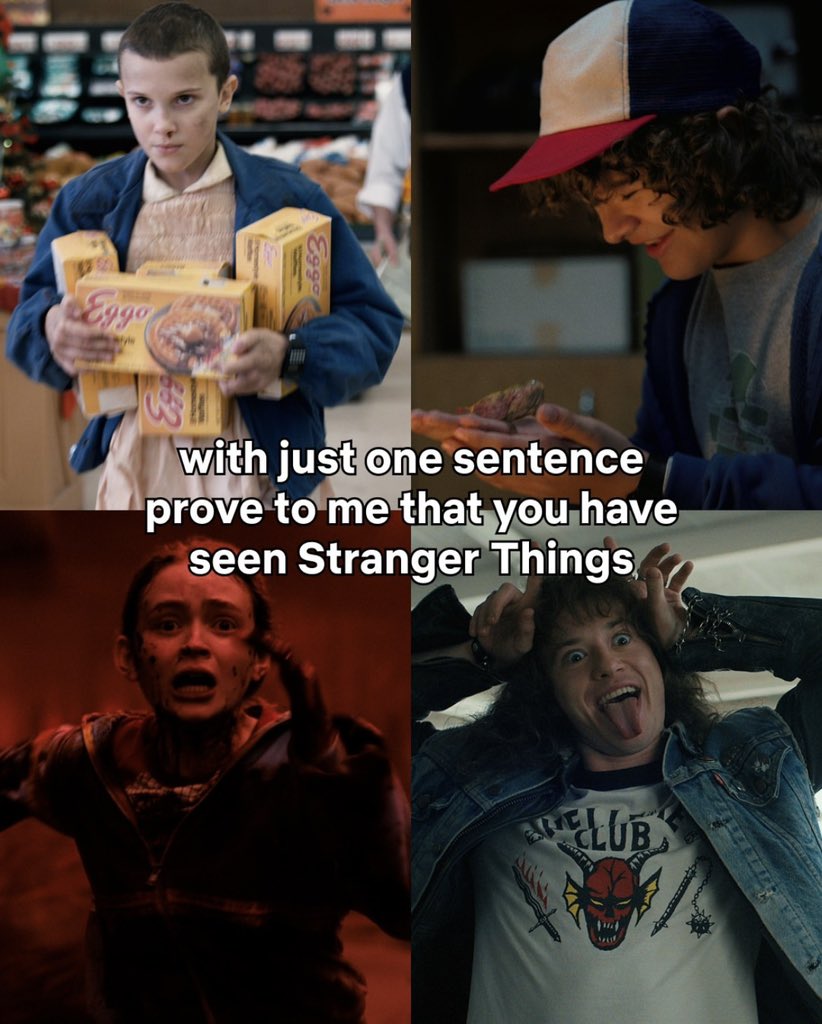 ayushmaanbhavv's tweet photo. Come on Stranger things Fan prove it!!
#StrangersThings5 #StrangersThings #EDDIEMUNSON #eleven #Dustin #netflixindia #Netflix #Strangerthingsonnetflix https://t.co/XOiWzl04XI