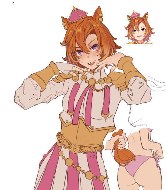 RoysuMat's tweet photo. WIP for my opera fan art

#TMOperaO #umamusumeprettyderby #umamusme 
#ウマ娘プリティーダービー https://t.co/hBjshTKUEr