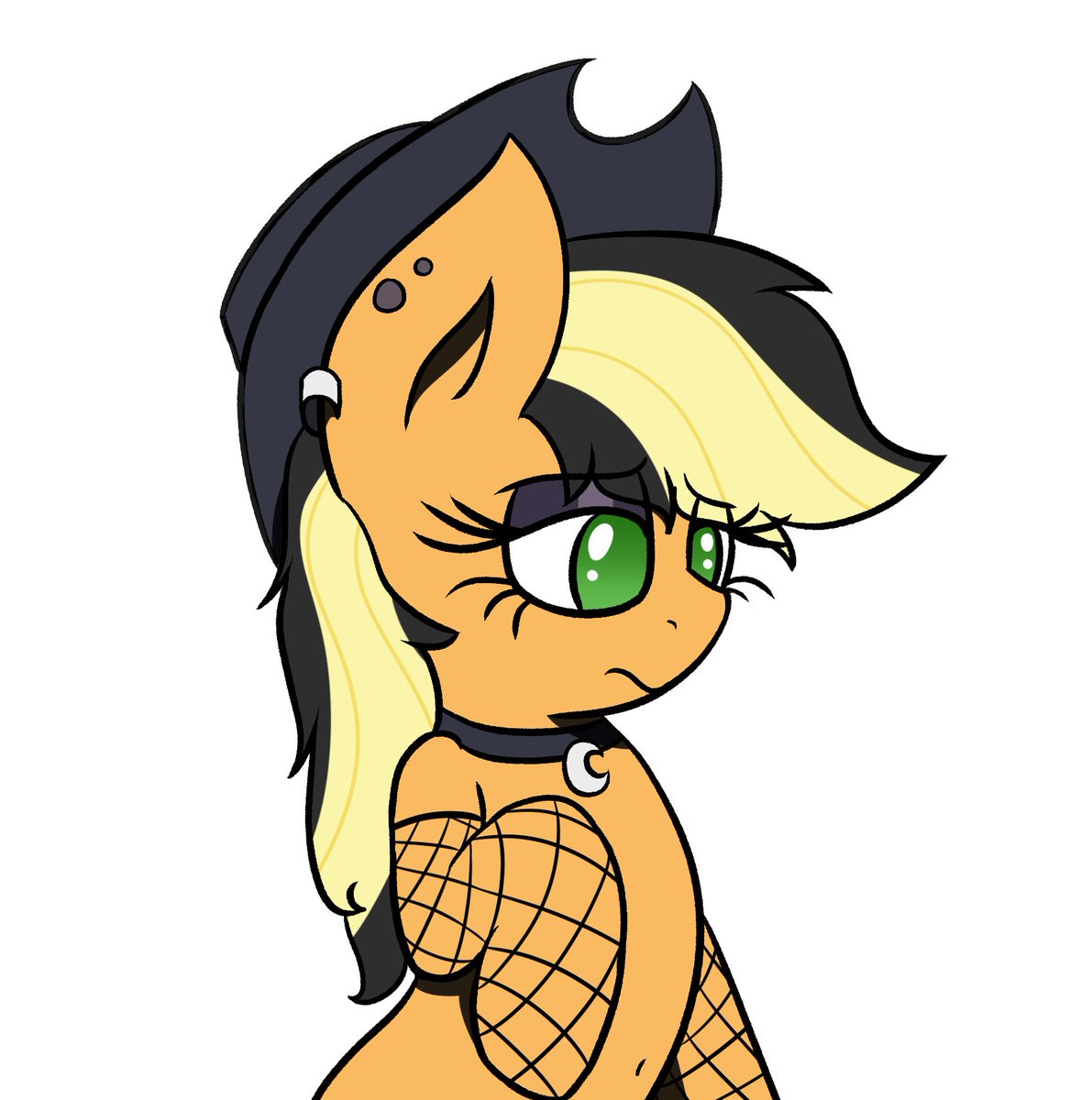 finally goth mare, full up on poner