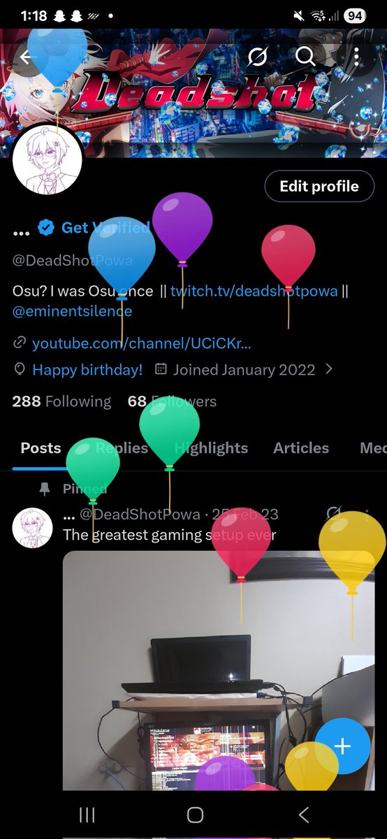 MY BALLOONS WORKED THIS YEAR 😭🙏🙏