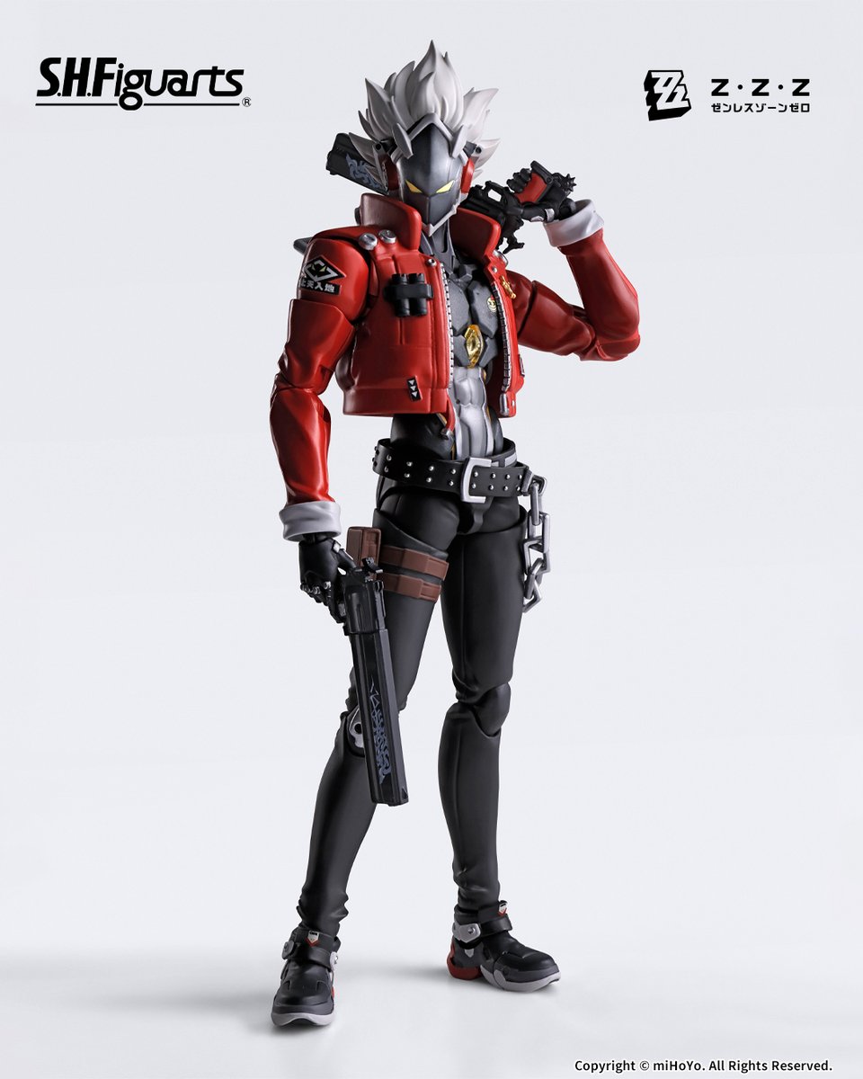 t_features's tweet image. 【締切迫る】

『ゼンレスゾーンゼロ』より
「S.H.Figuarts ビリー・キッド」は魂ウェブ商店で11月30日(日)23時受注締切！
🛒ご予約は→ p-bandai.jp/item/item-1000…

ビリーのコミカルな表情を再現する表情パーツが付属！専用台座が付属し、躍動感あるポージングを再現可能！
#t_shf #ゼンゼロ