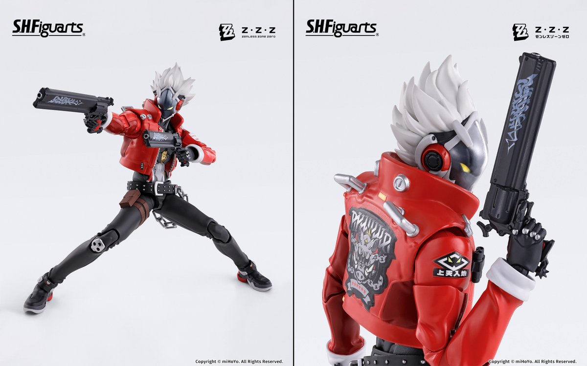 t_features's tweet image. 【締切迫る】

『ゼンレスゾーンゼロ』より
「S.H.Figuarts ビリー・キッド」は魂ウェブ商店で11月30日(日)23時受注締切！
🛒ご予約は→ p-bandai.jp/item/item-1000…

ビリーのコミカルな表情を再現する表情パーツが付属！専用台座が付属し、躍動感あるポージングを再現可能！
#t_shf #ゼンゼロ