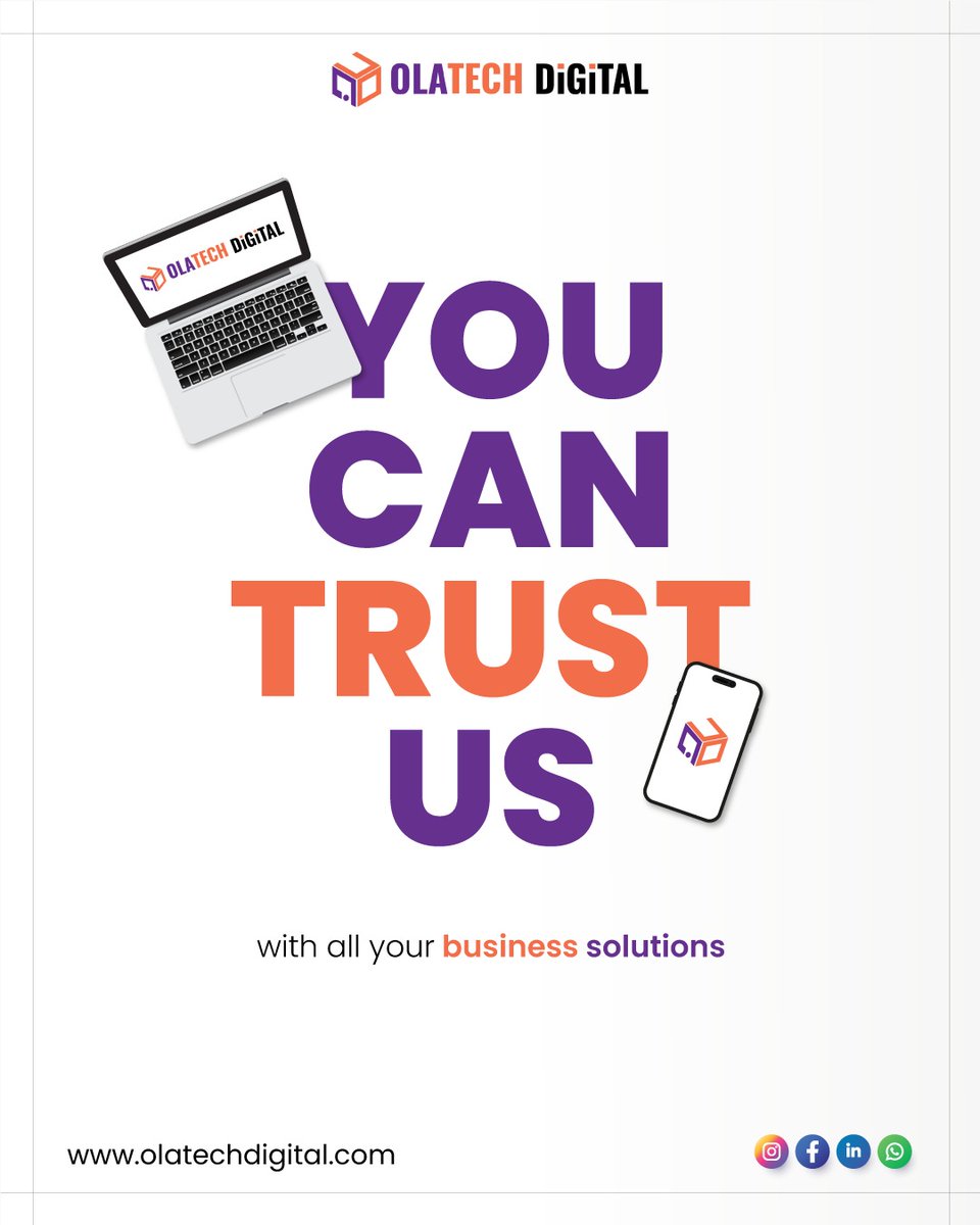 olatechdigital's tweet image. ✔️ Trust OLATECH Digital for creative, reliable solutions that elevate your brand.
✔️ From strategy to execution, we’ve got your business covered.
✔️ Let’s build something amazing together!

Visit: olatechdigital.com

#olatechdigita #digitalsolutions #businessgrowth #brand