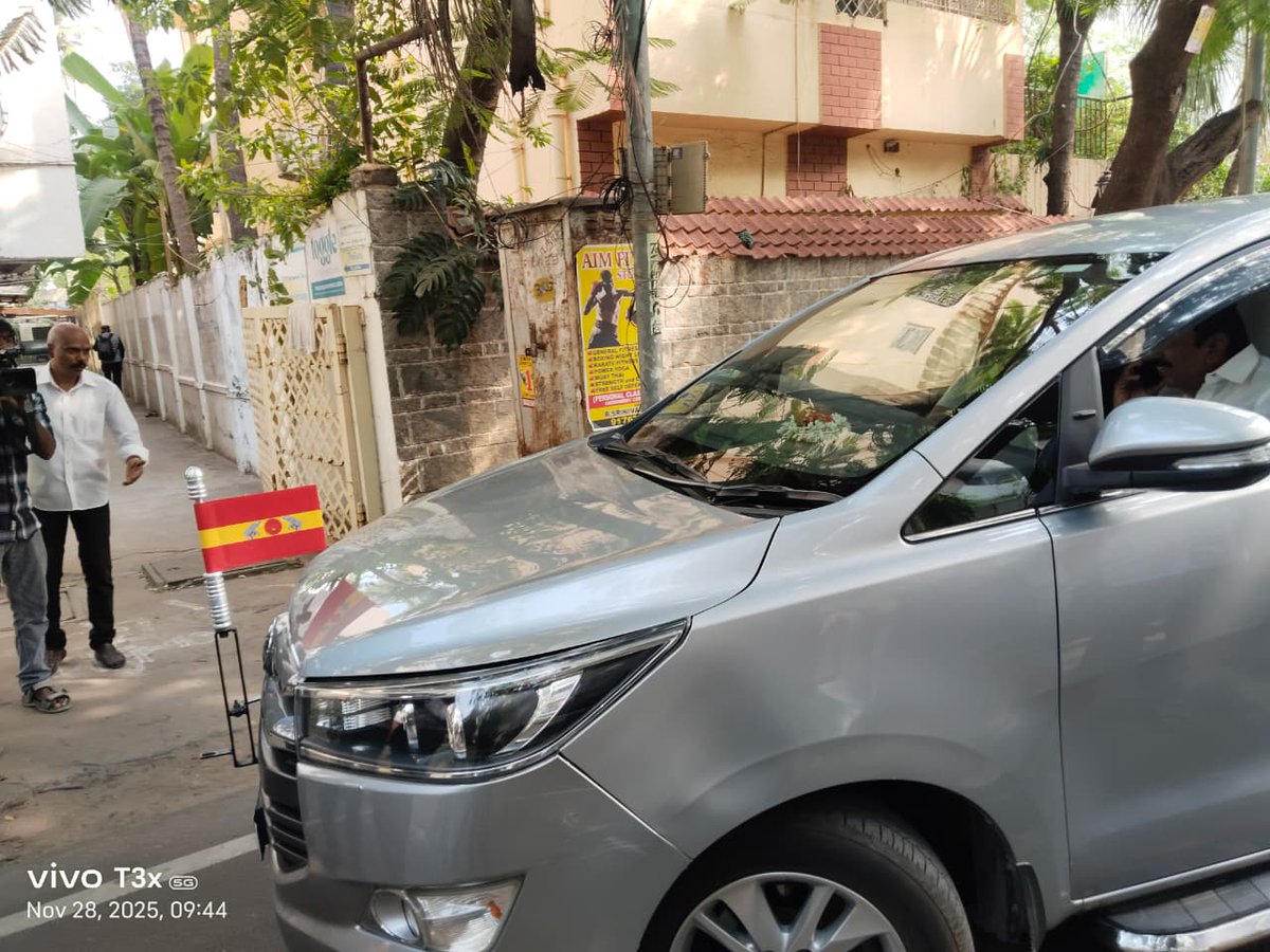 TvkManihq's tweet image. When a veteran like Sengottaiyan rides with the TVK flag, it’s not just a journey… it’s a statement, 

&quot;TVK is shifting gears!&quot;