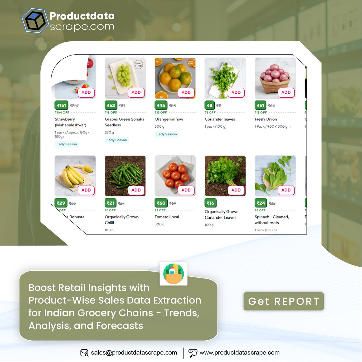 ProductScrape's tweet image. 📊 Unlock SKU-level #SalesData for #IndianGroceryChains — spot demand trends, forecast stock, and stay ahead. 🚀

Full solution 👇
productdatascrape.com/product-wise-s…

#RetailAnalytics #GroceryData #IndianRetail #DataDriven #RetailTech #DemandForecasting #InventoryPlanning #DataAutomation