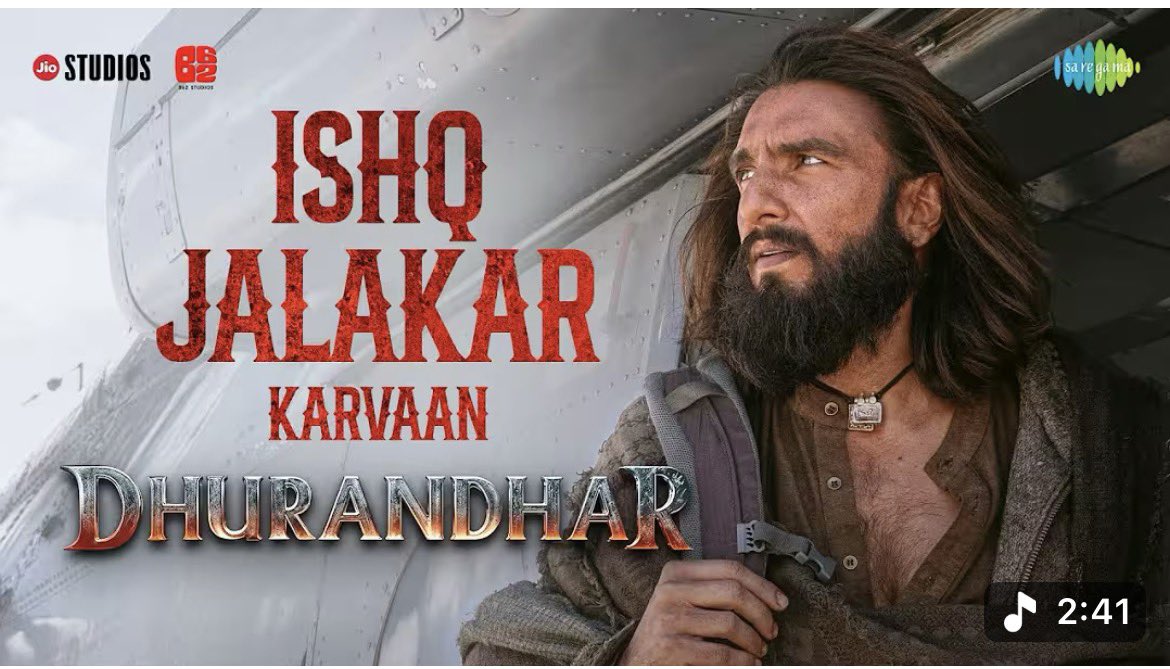 #Dhurandhar Aandhi ban ke aaya hoon. Mera haunsala bhi ayyaash hai. ! 

That’s a #tatoo ❤️ Playin on loop from now till ♾️ youtu.be/8qCVXCFREkQ?si…