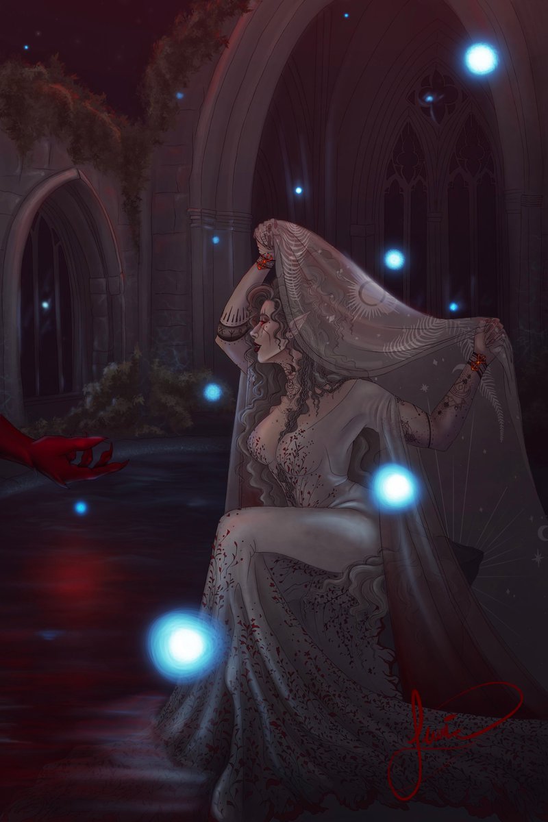 CriesShadowed's tweet photo. ✨Maybe, In another life we were happy together... but we got this one instead✨

This is a piece i worked on for our latest dnd game. Our tragic Lovers to Enemies reunited. A choice was made. Lets hope we made the right one.

#dnd5e #dndart #art #EnemiesWithBenefits #Livestream https://t.co/F0BYSN4IAy