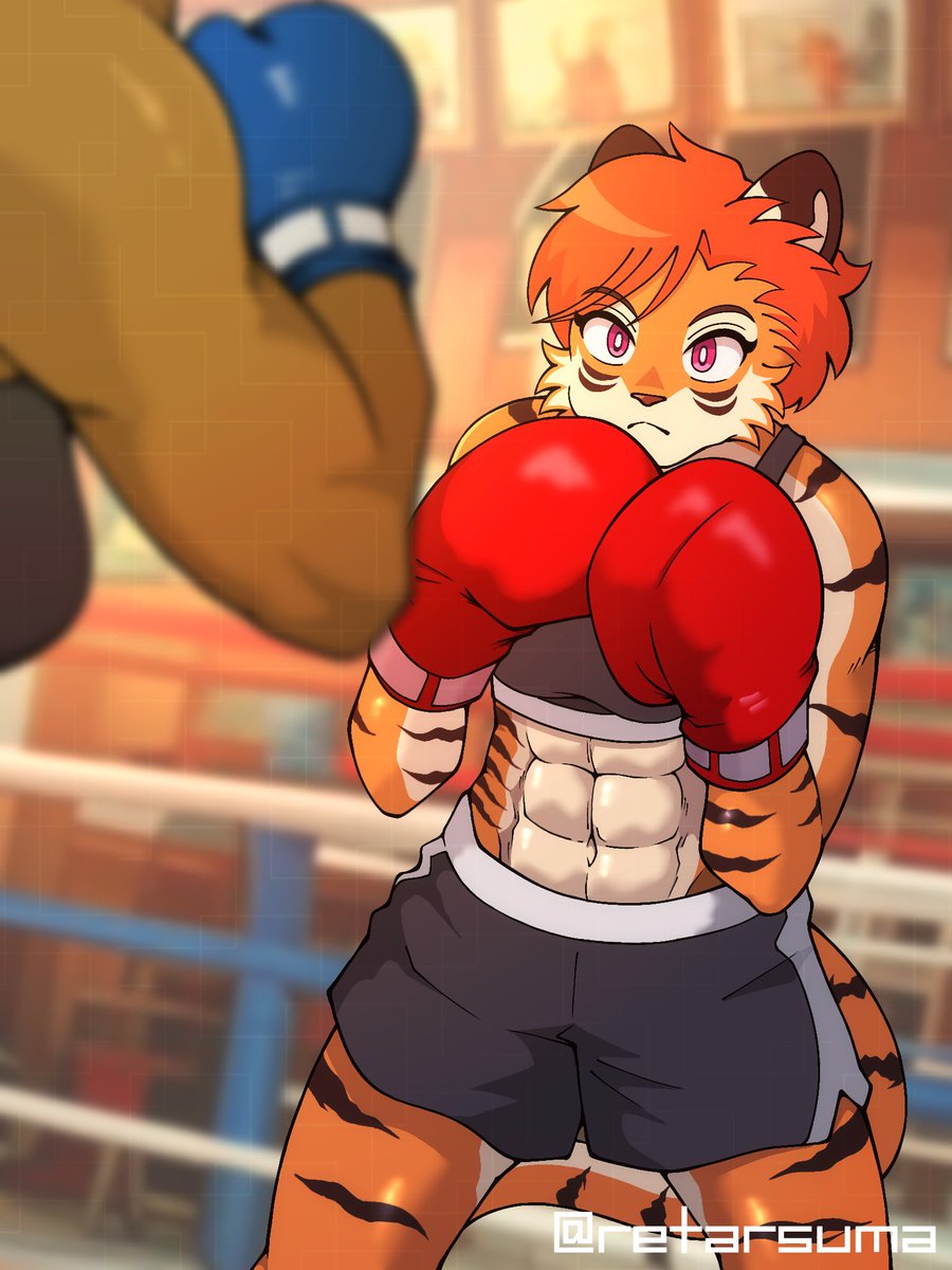 🥊🐯🥊
#ケモノ #furry