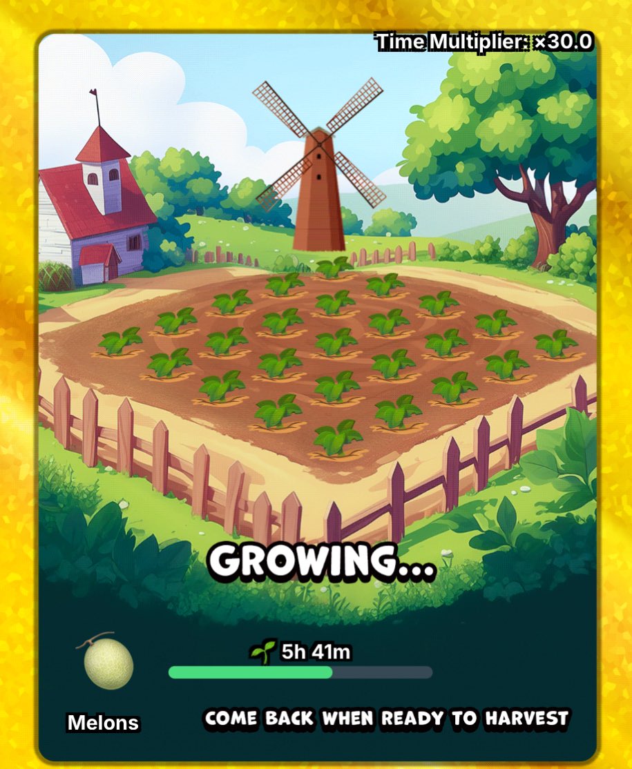 yuka_crypt's tweet photo. 今日はメロンにチャレンジ👩‍🌾

#HYPERFARM @HyperFarmGames https://t.co/MT191koEf3