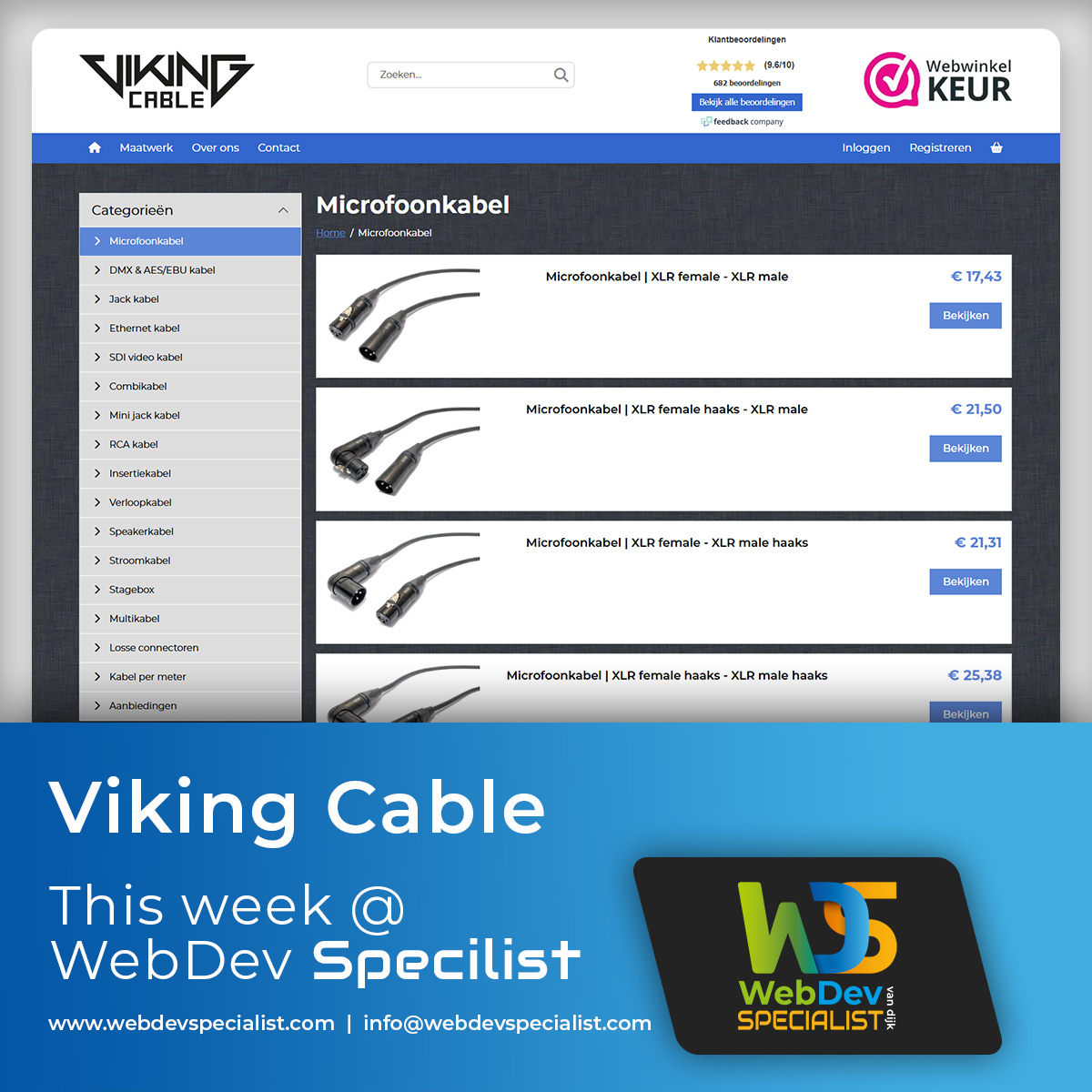 webdevspecial's tweet image. Deze week @ WebDevSpecialist
Optimalisaties Viking Cable, start bouw TCAM Services, grote KvK en btw update voor WijVierenFeest en nieuwe functies in Mythril CMS. Nieuwe QA pakketten gelanceerd.
#webdevelopment #php #seo #eindhoven #weert